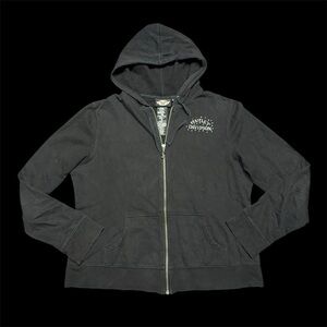Harley-Davidson Black Hoodie with Logo